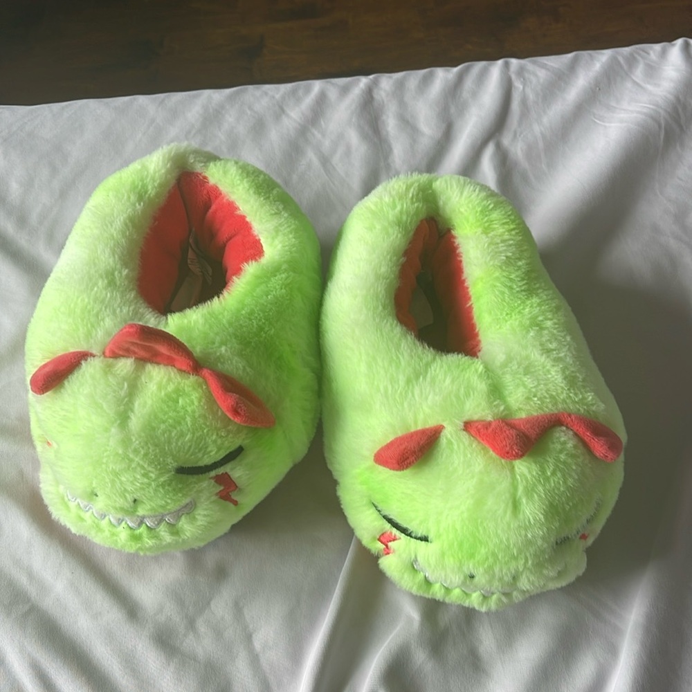 Neon green and red monster sleepers